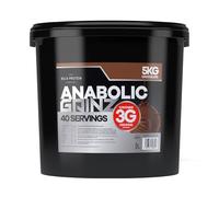 Anabolic Gainz 5kg - Mass Gainer - 30g Protein Powder - Contains 3g Creatine Per Serving - Post Workout Recovery Fuel to Build Lean Muscle - 40 Servings - GMP Certified - TBPC (Chocolate)