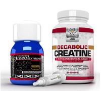 Anabolic Muscle Stack : Testo Extreme Anabolic & 10 Blend Decabolic Creatine - Strongest Legal Testosterone Booster/Creatine Powder