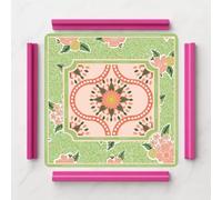 anabox Mahjong Mat with Rules for Table,Travel Mahjong Set,Non-Slip and Silent,Comes with 3 Dice and 1 Mahjong Mat Storage Bag,Scoring Coins,Mahjong Cards 2025 (Green)