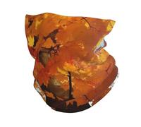 ANABPRMA Autumn mapleUnisex Neck Scarf | Gaiter-Elastic Thermal Face Mask, for Skiing, Cycling, Hiking, and Outdoor Sports