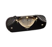 ANABPRMA Ball Room Chandelier Hard Shell Leather Pencil Case, Multi-Use Zipper Box for Stationery, Makeup or Small Accessories