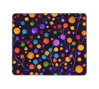 ANABPRMA Color decorative pattern Rubber Edge Mouse Pad for Office & Gaming, Non-Slip Desk Mouse Mat with Stitched Edges, Multiple Sizes7.9 x 9.5 in