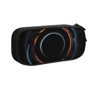 ANABPRMA Mysterious Cosmic Black Holes Pencil Case, Large Capacity Double Layer Student Pen Pouch with 2 Zipped Main Pockets, Multi-Functional Organiser for School, Office, Travelling