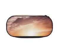 ANABPRMA Sun Sunrise Cloud Pencil Case Large Capacity Zipper Pouch Oxford Fabric Pen Organizer Makeup Bag Portable Storage for School Office Travel