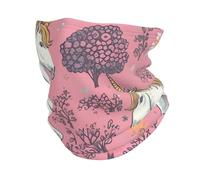 ANABPRMA Unicorns PinkUnisex Neck Scarf | Gaiter-Elastic Thermal Face Mask, for Skiing, Cycling, Hiking, and Outdoor Sports