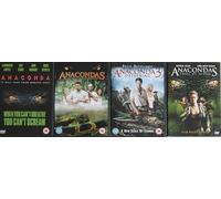 ANACONDA 1-4 COMPLETE COLLECTION / 1. ANACONDA / 2. ANACONDAS / 3. ANACONDA 3 - OFFSPRING / 4. TRAIL OF BLOOD = ULTIMATE 4x DVD UK SET