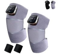 Anaconda Knee Recovery Pro, Heated Knee Massager, Massage Knee, LCD Touch Panel Adjustable Massage & Temperature Settings, for Arthritis, Meniscus Tear Pain Relief, Relaxation (2PCS-Grey)