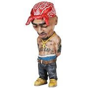 ANACRO Rapper Ornament Garden Home Decor, Legend Memorial Ornaments Hip Hop Rapper Statue, Interesting Rap Music Star Statue Resin for Collection-C