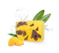 Anadoa Mango Soap | Handmade pH Neutral Plant Soap Piece with Mango Oil & Vitamin C | Regenerating, Antioxidant & Moisturising - For Dry & Mature Skin