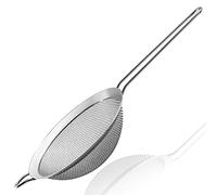 Anaeat Fine Mesh Strainers - Premium Stainless Steel Colander Sieve Sifters, with Durable Mesh and Sturdy Handle, Excellent for Sifting Dry ingredients, Flour, Pastas, Rice, Tea (6.3"）
