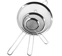 Anaeat Fine Mesh Strainers - Stainless Steel Colander Sieve Sifters, with Durable Mesh and Sturdy Handle, Excellent for Sifting Dry Ingredients, Flour, Pastas, Rice, Tea (8cm+14cm+20cm)