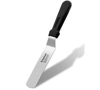 Anaeat Icing Spatula, Professional Cake Angled Offset Spatula with 15cm Stainless Steel Blade - Thickened Frosting Knife with Durable Plastic Handle for Cake Decorating, Pastry & Baking