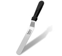 Anaeat Icing Spatula, Professional Cake Angled Offset Spatula with 20cm Stainless Steel Blade - Thickened Frosting Knife with Durable Plastic Handle for Cake Decorating, Pastry & Baking