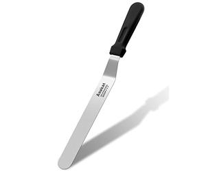 Anaeat Icing Spatula, Professional Cake Angled Offset Spatula with 30cm Stainless Steel Blade - Thickened Frosting Knife with Durable Plastic Handle for Cake Decorating, Pastry & Baking