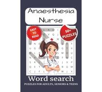 Anaesthesia nurse Word Search: Word Searches with Easy to Read Print about Anaesthesia Nursing, Medicine and More | 6x9 inches, 110 pages | 50+ Puzzles ... Gift for vacations, Holiday and Free Times
