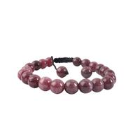 Anagha Jewels Natural Gemstone Beaded Thread Wrap Adjustable 7-10 Inches Bracelet Macrame Unisex Handmade Bracelets Comfort For Dailywear, Adjustable, Stone, mahagony obsidian