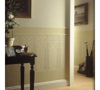 Anaglypta Dado Panels Oriental Wallpaper - RD06700 by Anaglypta by Brewster Wallcoverings