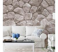 Anaglypta Large Stone Wall Mural - 384X260Cm - 5193-8