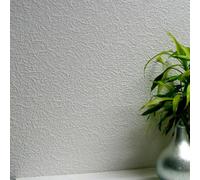 Anaglypta Luxury Textured White Vinyl Paintable Wallpaper Fibrous Rd80009