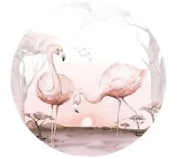 Anaglypta Mural Flamingos at Sunset 5557-R