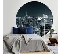 Anaglypta New York At Night Mural - 144X144Cm - 5506-R