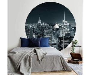 Anaglypta New York At Night Mural - 144X144Cm - 5506-R