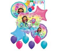 Anagram Balloons Licensed Party Supplies Intended for Gabby's Birthday Bouquet Decorations, Multicolored, Party Accessory Ideal for Birthdays, Themed Events, & Celebrations