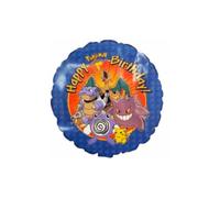 Anagram Birthday Mylar Foil Multicolor 18" Balloon Premium Quality & Eye-catching Design Perfect for Pikachu Kids Parties & Entertainment Perfect for Poke-mon Poke-ball Parties & Themed Events