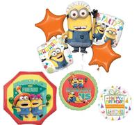 Anagram Despicable Me Minions Birthday Party Supplies 8 pc Balloon Bouquet Decorations