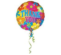 Anagram International 706801 Retro Thank You Foil Balloon Pack, 18"