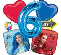 Anagram International Stunning 6th Balloon Bouquet Party Supplies Accessory, Muticolor Birthday Decorations Perfect for Descendant 4 Pocket Watch Chloe & Red Theme Event Officially Licensed by Anagram
