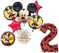 Anagram Mickey Forever 2nd Birthday Party Supplies Balloon Bouquet Decorations
