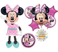 Anagram Minnie Forever Birthday Party Supplies Airwalkers Balloon Bouquet Decorations