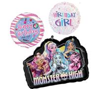Anagram Monster High Happy Birthday Girl Party Balloon Bouquet Decorations, BQ_4244
