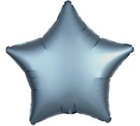 Anagram - Satin Luxe Star Foil Balloon in a box inflated & Decorated - 18 Inch