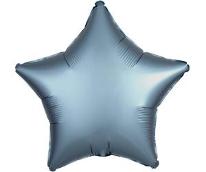 Anagram - Satin Luxe Star Foil Balloon in a box inflated & Decorated - 18 Inch