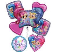 Anagram Shimmer and Shine Birthday Party Supplies Balloon Bouquet Decorations