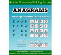 Anagrams 4-letter vocabulary building word puzzles and other games: Education resources by Bounce Learning Kids