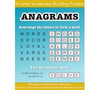 Anagrams 5-letter vocabulary building word puzzles and other games: Education resources by Bounce Learning Kids
