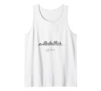Anaheim California Skyline US Travel Souvenirs Tank Top