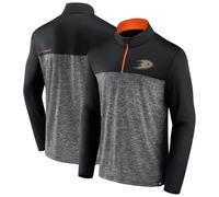 Anaheim Ducks 1/4 Zip NHL Men's Iconic Defender Top - New