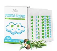 ANAiRUi Acne Pimple Patches Heart, Star & Cloud Shaped Pimple Patch, Cute Hydrocolloid Acne Stickers with Tea Tree Oil + Salicylic Acid, 108 Patchs