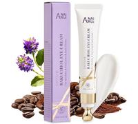 ANAiRUi Bakuchiol Eye Cream for Under Eye Treatment, Caffeine Eye Cream with Peptide for Dark Circles, Puffiness, Fine Lines, Bakuchiol Eye Moisturizer for Revitalizing Young Eyes, 0.5 FL OZ