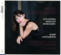 Anais Gaudemard; Orchestre de l?Opera de Rouen Normandie; Leo Hussain - Harp Concertos, works of Ginastera, Boieldieu & Debussy [VINYL]