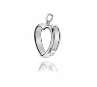 Anais Medium Heart Sterling Sterling Silver Keeper