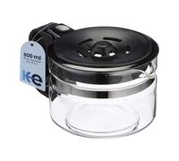 Anakel Home Universal Drip Coffee Jug According to Measurements Compatible with American or Electric Drip Coffee Maker | Glass, Leakproof Lid, Adjustable Height 10-13 cm