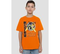 Anakin Manga X-Wing Fighter Pilot Fight Kids T-Shirt, Orange Star Wars Orange 7-8 Years
