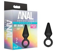 Anal Adventures Platinum S - Anal Plug (Black) - Small