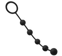 Anal Beads Butt Plugs with 5 Anal Balls Silicone Adult Sex Toys Silky Smooth Anal Chain Prostate G-spot Stimulator Vaginal Anus Dilator for Men Women (L)