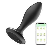 Anal Butt Plug 10 Speeds APP Wireless Remote Control Anal Vibrator Butt Plug Prostate Massager G Spot Massage Adults Sex Toys(APP Control)